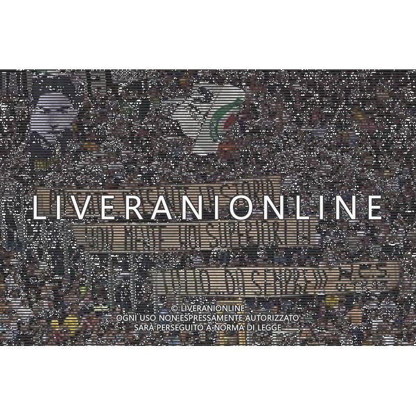 Finale TIM CUP 2015-2016 Milan vs Juventus - Roma - 21.05.2015 - nella foto: striscione tifosi juventus / Ph. Corradetti - AGENZIA ALDO LIVERANI SAS
