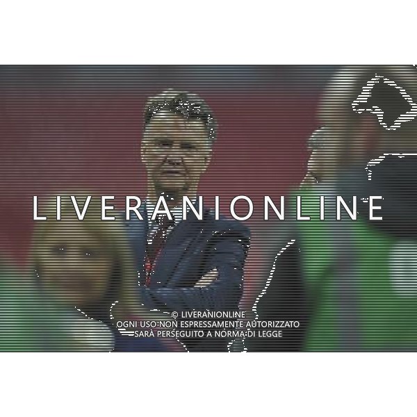 Manchester United manager Louis van Gaal celebrates their 2-1 victory over Crystal Palace Photographer Ashley Western/CameraSport Football - The Emirates FA Cup Final - Crystal Palace Manchester United - Saturday 21st May 2016 - Wembley - London © CameraSport - 43 Linden Ave. Countesthorpe. Leicester. England. LE8 5PG - Tel: +44 (0) 116 277 4147 - admin@camerasport.com - www.camerasport.com AG ALDO LIVERANI SAS ONLY ITALY