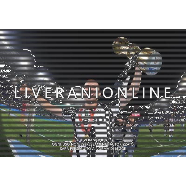 Coppa Italia TIM Cup 2015/2016 Finale Roma - 21.05.2016 Milan-Juventus Nella Foto: leonardo bonucci con la coppa /Ph.Vitez-Ag. Aldo Liverani