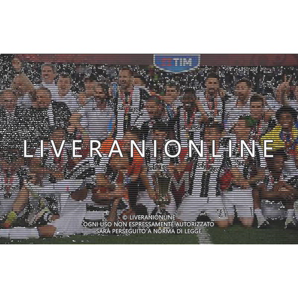 Coppa Italia TIM Cup 2015/2016 Finale Roma - 21.05.2016 Milan-Juventus Nella Foto:Gruppo Juventus con la coppa /Ph.Vitez-Ag. Aldo Liverani