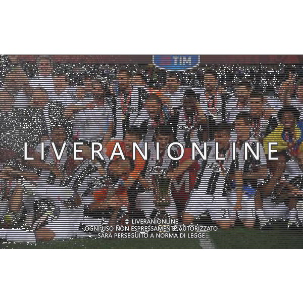 Coppa Italia TIM Cup 2015/2016 Finale Roma - 21.05.2016 Milan-Juventus Nella Foto:Gruppo Juventus con la coppa /Ph.Vitez-Ag. Aldo Liverani