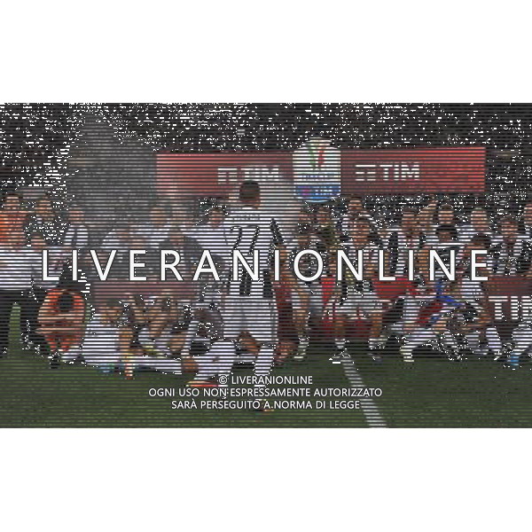 Coppa Italia TIM Cup 2015/2016 Finale Roma - 21.05.2016 Milan-Juventus Nella Foto:Gruppo Juventus con la coppa /Ph.Vitez-Ag. Aldo Liverani