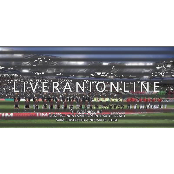 Coppa Italia TIM Cup 2015/2016 Finale Roma - 21.05.2016 Milan-Juventus Nella Foto:Squadra Juventus e Milan schierate prima della partita /Ph.Vitez-Ag. Aldo Liverani
