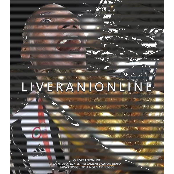 Coppa Italia TIM Cup 2015/2016 Finale Roma - 21.05.2016 Milan-Juventus Nella Foto:Paul Pogba con la coppa /Ph.Vitez-Ag. Aldo Liverani