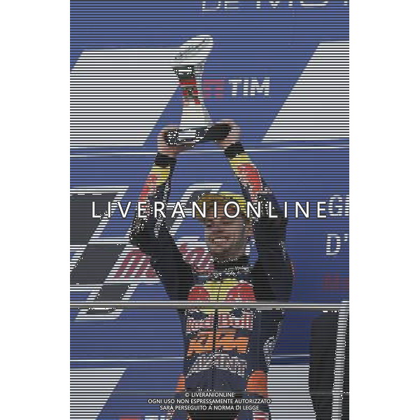 22.05.2016. Mugello, Italia.Moto3 gara. Brad Binder. FOTO G. PIAZZOLLA-AG ALDO LIVERANI SAS