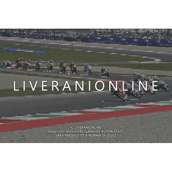 22.05.2016. Mugello, Italia. Moto3 gara. Brad Binder (RedBull KTM) durante la gara. FOTO G. PIAZZOLLA-AG ALDO LIVERANI SAS