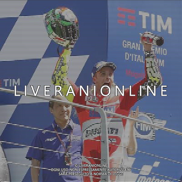 Motomondiale, Gran Premio d\'Italia TIM, 22/05/2016, Gara, nella foto: ANDREA IANNONE, SUL PODIO, ©CLAUDIO ZAMAGNI/AGENZIA ALDO LIVERANI S.A.S.