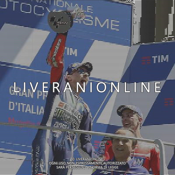 Motomondiale, Gran Premio d\'Italia TIM, 22/05/2016, Gara, nella foto: JORGE LORENZO, SUL PODIO, ©CLAUDIO ZAMAGNI/AGENZIA ALDO LIVERANI S.A.S