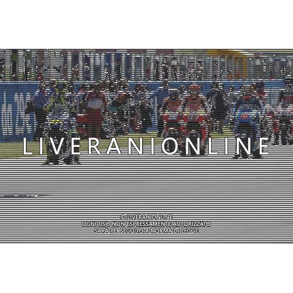 Motomondiale, Gran Premio d\'Italia TIM, 22/05/2016, Gara, nella foto: VALENTINO ROSSI, IN GRIGLIA DI PARTENZA, ©CLAUDIO ZAMAGNI/AGENZIA ALDO LIVERANI S.A.S