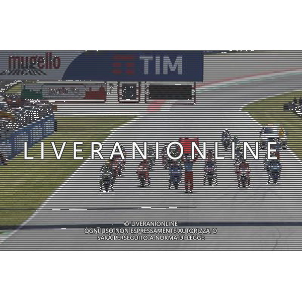 Motomondiale, Gran Premio d\'Italia TIM, 22/05/2016, Gara, nella foto: GRIGLIA DI PARTENZA, ©CLAUDIO ZAMAGNI/AGENZIA ALDO LIVERANI S.A.S