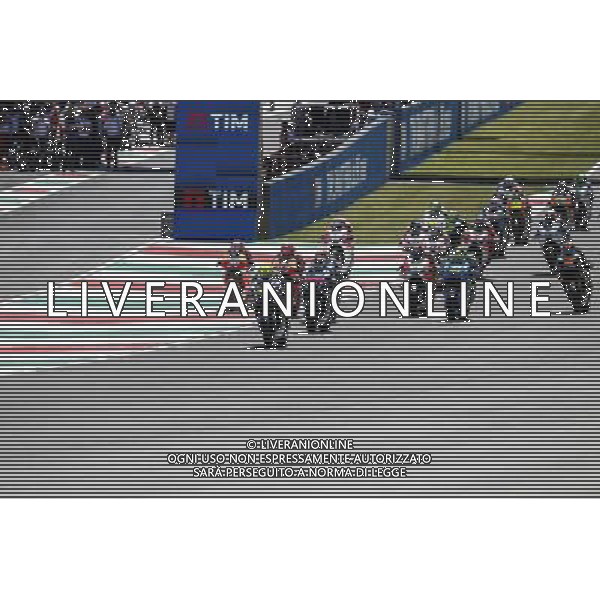Motomondiale, Gran Premio d\'Italia TIM, 22/05/2016, Gara, nella foto: VALENTINO ROSSI, IN TESTA AL GRUPPO, ©CLAUDIO ZAMAGNI/AGENZIA ALDO LIVERANI S.A.S