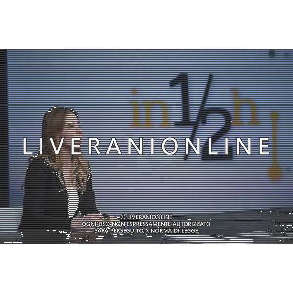 Trasmissione TV \' In mezz\'ora \' Roma - 22.05.2016 - Studi Rai Teulada - nella foto: Maria Elena Boschi / Ph. Corradetti - AGENZIA ALDO LIVERANI SAS