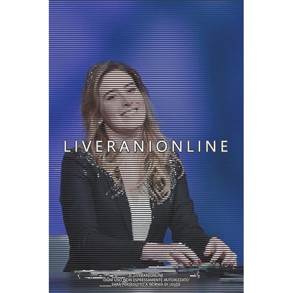 Trasmissione TV \' In mezz\'ora \' Roma - 22.05.2016 - Studi Rai Teulada - nella foto: Maria Elena Boschi / Ph. Corradetti - AGENZIA ALDO LIVERANI SAS