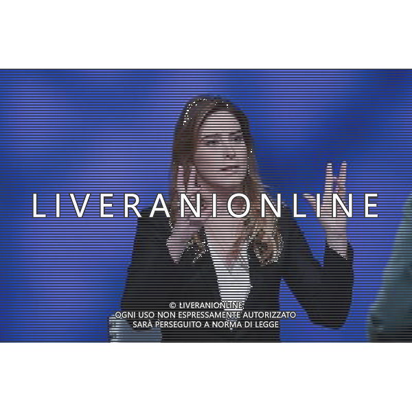 Trasmissione TV \' In mezz\'ora \' Roma - 22.05.2016 - Studi Rai Teulada - nella foto: Maria Elena Boschi / Ph. Corradetti - AGENZIA ALDO LIVERANI SAS