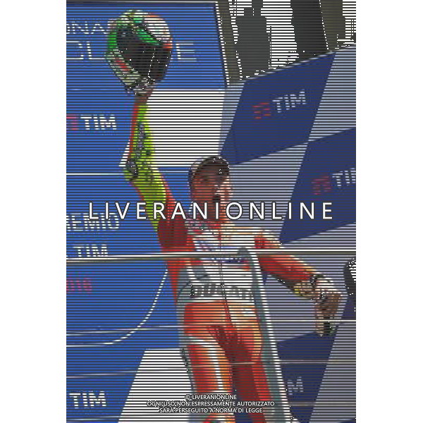 MOTOMONDIALE,GRAN PREMI D\'ITALIA TIM, PODIO MOTOGP, DOMENICA 22-05-2016, NELLA FOTO: ANDREA IANNONE Â© IEMMI / AGENZIA ALDO LIVERANI SAS MOTOMONDIALE,GRAN PREMI OD\'ITALIA TIM, MUGELLO, 22-05-2016,