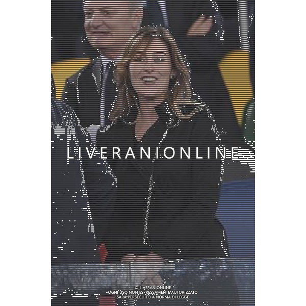 Finale TIM CUP 2015-2016 Milan vs Juventus - Roma - 21.05.2015 - nella foto: Maria Elena Boschi / Ph. Corradetti - AGENZIA ALDO LIVERANI SAS