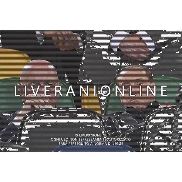 Finale TIM CUP 2015-2016 Milan vs Juventus - Roma - 21.05.2015 - nella foto: Silvio Berlusconi e Adriano Galliani / Ph. Corradetti - AGENZIA ALDO LIVERANI SAS