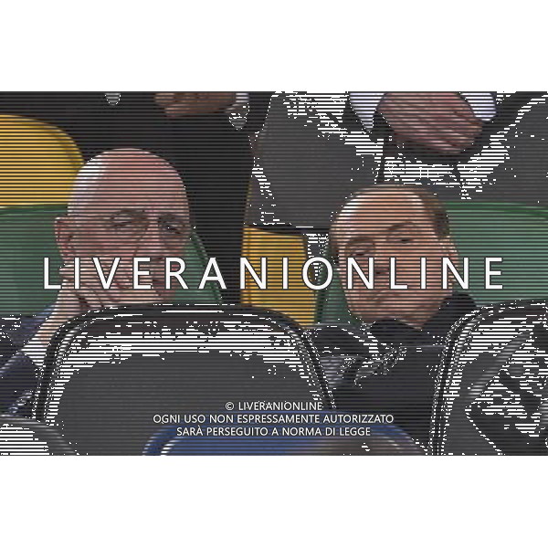 Finale TIM CUP 2015-2016 Milan vs Juventus - Roma - 21.05.2015 - nella foto: Silvio Berlusconi e Adriano Galliani / Ph. Corradetti - AGENZIA ALDO LIVERANI SAS