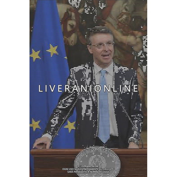 Bagnoli firma protocollo di vigilanza - Roma - 24.05.2016 - Palazzo Chigi - nella foto: Raffaele Cantone / Ph. Corradetti - AGENZIA ALDO LIVERANI SAS