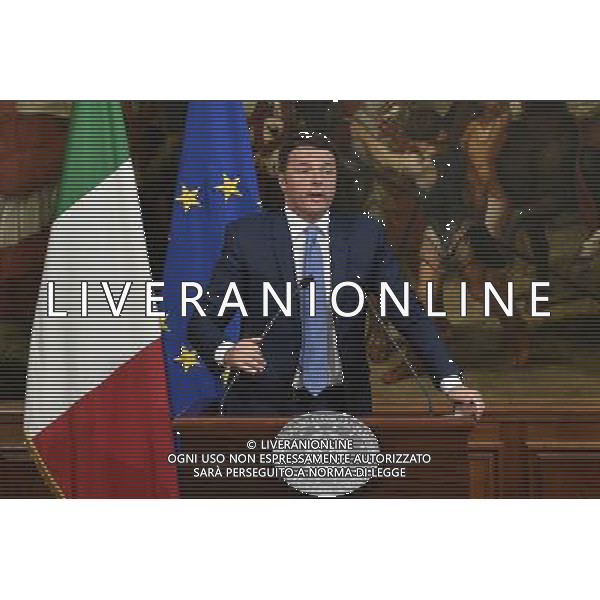 Bagnoli firma protocollo di vigilanza - Roma - 24.05.2016 - Palazzo Chigi - nella foto: Matteo Renzi / Ph. Corradetti - AGENZIA ALDO LIVERANI SAS