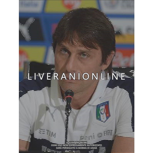 Raduno Nazionale Italiana Pre Europeo UEFA Francia 2016 Firenze - 24.05.2016 Conferenza Stampa Nella Foto:Antonio Conte /Ph.Vitez-Ag. Aldo Liverani