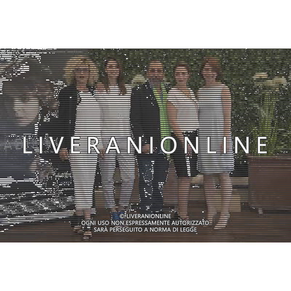 Photocall del film \' Il Traduttore \' - Roma - 24.05.2016 - nella foto: Eva Grimaldi Anna Safroncik Massimo Natale Claudia Gerini e Silvia Delfino / Ph. Corradetti - AGENZIA ALDO LIVERANI SAS