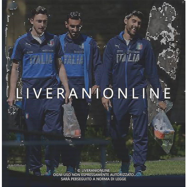 Raduno Nazionale Italiana Pre Europeo UEFA Francia 2016 Firenze - 24.05.2016 Allenamento Nella Foto:darmian zappacosta benassi /Ph.Vitez-Ag. Aldo Liverani