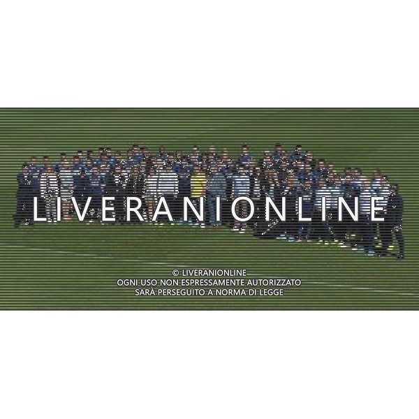 Raduno Nazionale Italiana Pre Europeo UEFA Francia 2016 Firenze - 24.05.2016 Allenamento Nella Foto:foto di gruppo dei giocatori con gli sponsor per lo sponsor day /Ph.Vitez-Ag. Aldo Liverani
