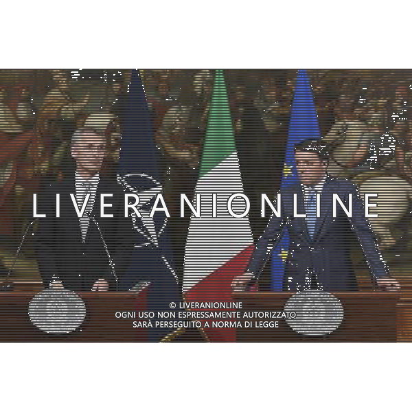 Il Presidente del Consiglio dei Ministri Matteo Renzi riceve il segretario generale della Nato Jens Stoltenberg - Roma - 24.05.2016 - Palazzo Chigi - nella foto: Matteo Renzi e Jens Stoltenberg / Ph. Corradetti - AGENZIA ALDO LIVERANI SAS