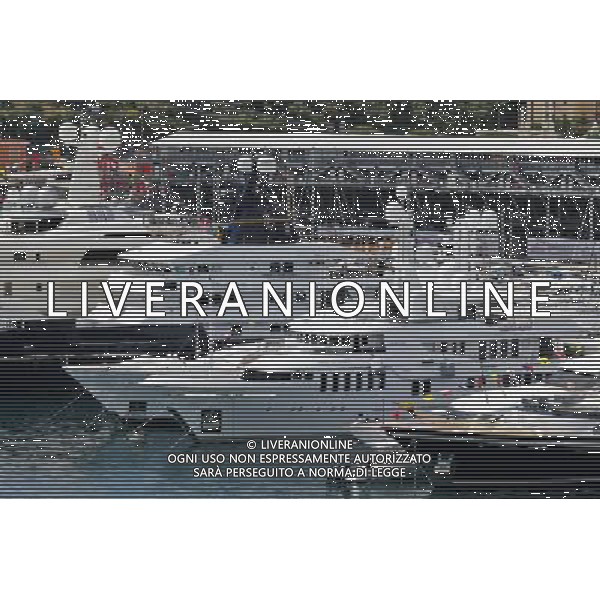 Boats in the scenic Monaco Harbour. 25.05.2016. Formula 1 World Championship, Rd 6, Monaco Grand Prix, Monte Carlo, Monaco, Preparation Day. - www.xpbimages.com, EMail: requests@xpbimages.com - copy of publication required for printed pictures. Every used picture is fee-liable. AG ALDO LIVERANI SAS ONLY ITALY
