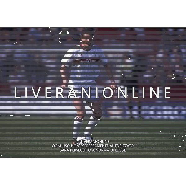 RETROSPETTIVA DANIELE MASSARO CALCIATORE NELLA FOTO DANIELE MASSARO CON LA MAGLIA DEL MILAN AG ALDO LIVERANI SAS