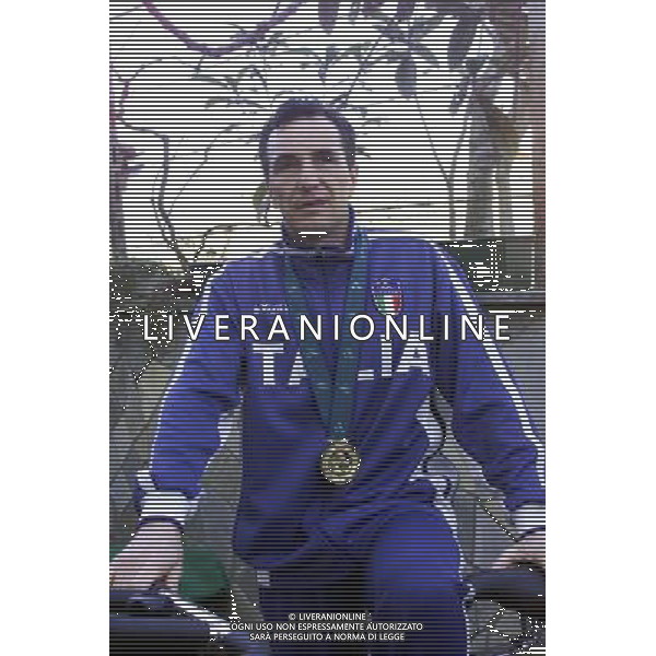 RETROSPETTIVA MAURO PORPORA ATLETA PARAOLIMPICO MEDAGLIA D\'ORO A SIDNEY NELLA FOTO MAURO PORPORA AG ALDO LIVERANI SAS