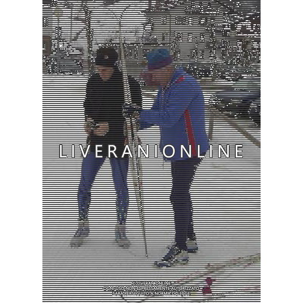 FALCADE (BELLUNO) 08/02/2001 NELLA FOTO:MAURO PORPORA E MARINO CORRADINI FOTOSERVIZIO:TEKNOPHOTO/ALDO LIVERANI