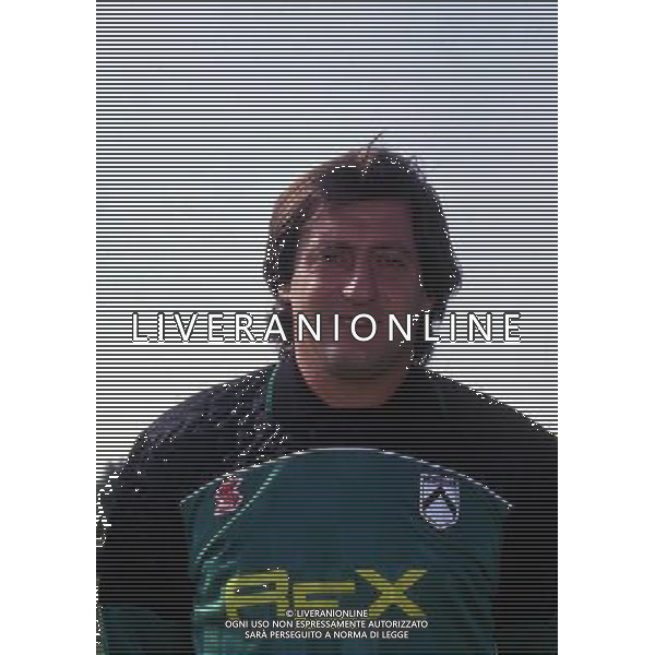 RETROSPETTIVA CLAUDIO GARELLA CALCIATORE NELLA FOTO CLAUDIO GARELLA CON LA MAGLIA UDINESE AG ALDO LIVERANI SAS