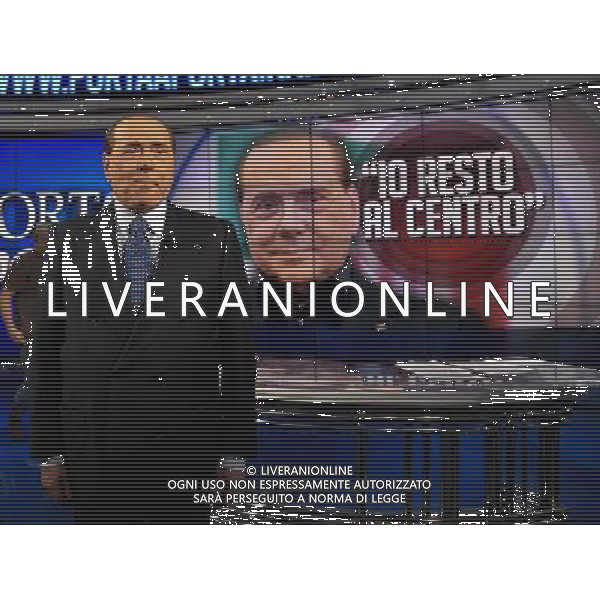 Silvio Berlusconi ospite della trasmissione TV \' Porta a Porta \' Roma - 25.05.2016 - Studi RAI Teulada - nella foto: Silvio Berlusconi / Ph. Corradetti - AGENZIA ALDO LIVERANI SAS