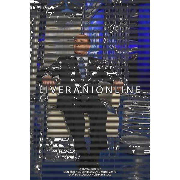 Silvio Berlusconi ospite della trasmissione TV \' Porta a Porta \' Roma - 25.05.2016 - Studi RAI Teulada - nella foto: Silvio Berlusconi / Ph. Corradetti - AGENZIA ALDO LIVERANI SAS