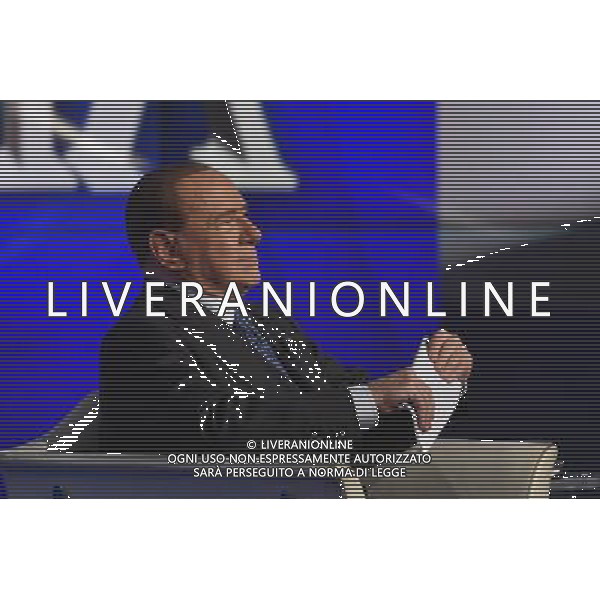 Silvio Berlusconi ospite della trasmissione TV \' Porta a Porta \' Roma - 25.05.2016 - Studi RAI Teulada - nella foto: Silvio Berlusconi / Ph. Corradetti - AGENZIA ALDO LIVERANI SAS