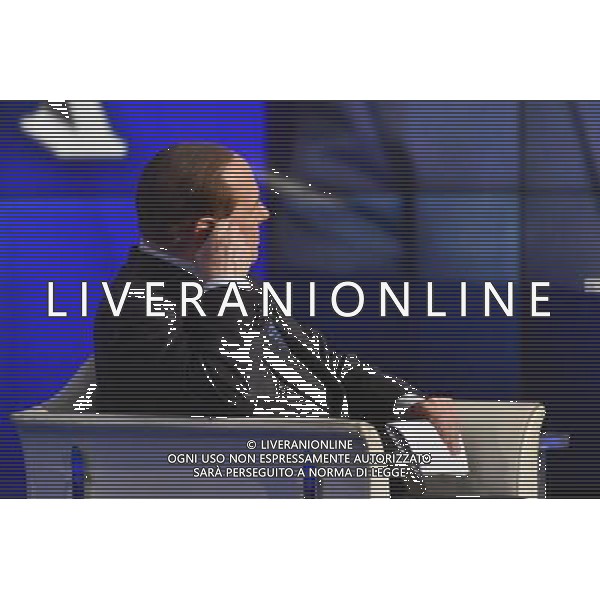 Silvio Berlusconi ospite della trasmissione TV \' Porta a Porta \' Roma - 25.05.2016 - Studi RAI Teulada - nella foto: Silvio Berlusconi / Ph. Corradetti - AGENZIA ALDO LIVERANI SAS