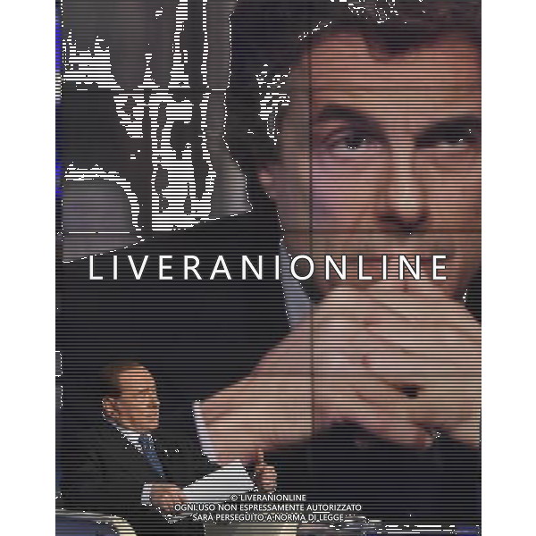 Silvio Berlusconi ospite della trasmissione TV \' Porta a Porta \' Roma - 25.05.2016 - Studi RAI Teulada - nella foto: Silvio Berlusconi / Ph. Corradetti - AGENZIA ALDO LIVERANI SAS