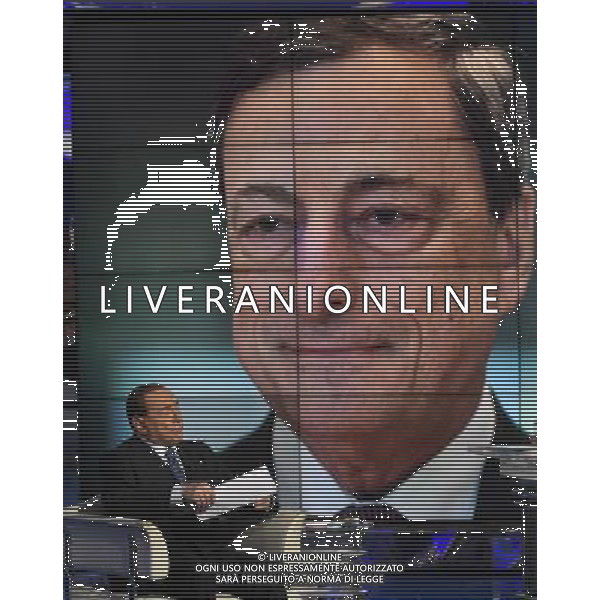 Silvio Berlusconi ospite della trasmissione TV \' Porta a Porta \' Roma - 25.05.2016 - Studi RAI Teulada - nella foto: Silvio Berlusconi / Ph. Corradetti - AGENZIA ALDO LIVERANI SAS