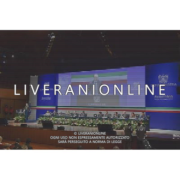 Assemblea Confindustria - Roma 26.05.2016 - Auditorium Parco della Musica - nella foto: Il tavolo della presidenza / Ph. Corradetti - AGENZIA ALDO LIVERANI SAS