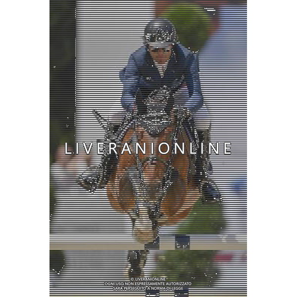 84 CSIO Roma Piazza di Siena - Roma 26.05.2016 - nella foto: Natale Chiaudani (ITA) / Ph. Corradetti - AGENZIA ALDO LIVERANI SAS