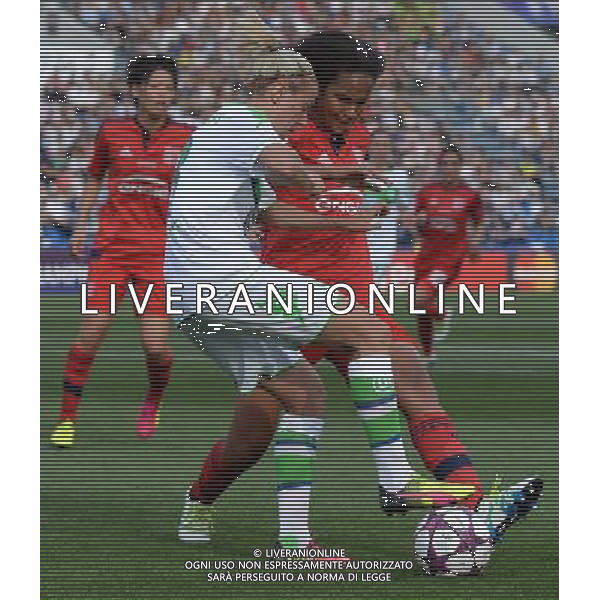 UEFA Women\'s Champions League 2015/2016 Finale Reggio Emilia - 26.05.2016 Wolfsburg-Lione Nella Foto:zsanett jakabfi-wendie renard /Ph.Vitez-Ag. Aldo Liverani