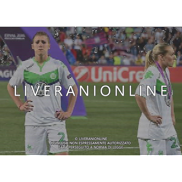 UEFA Women\'s Champions League 2015/2016 Finale Reggio Emilia - 26.05.2016 Wolfsburg-Lione Nella Foto:la delusione delle giocatrici del wolfsburg /Ph.Vitez-Ag. Aldo Liverani