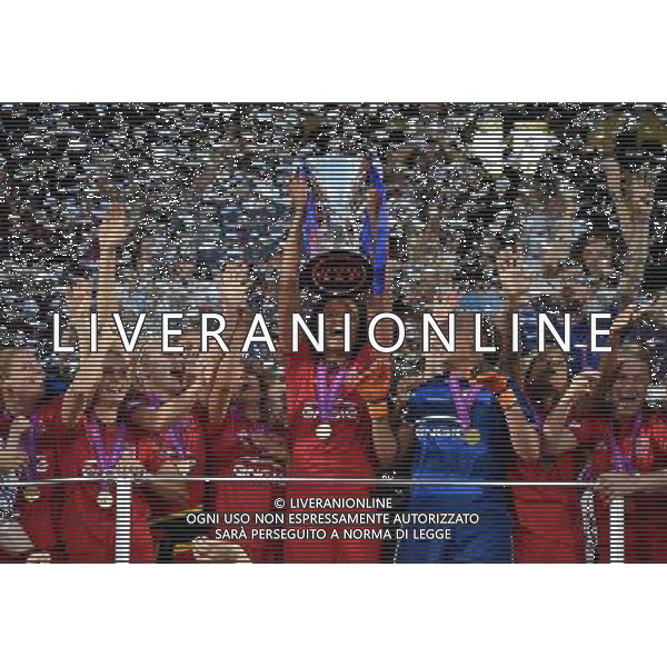UEFA Women\'s Champions League 2015/2016 Finale Reggio Emilia - 26.05.2016 Wolfsburg-Lione Nella Foto:wendie renard alza la coppa /Ph.Vitez-Ag. Aldo Liverani