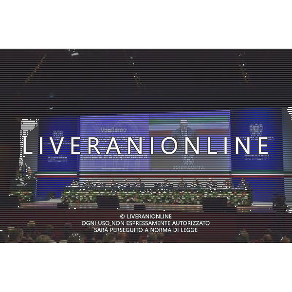 Assemblea Confindustria - Roma 26.05.2016 - Auditorium Parco della Musica - nella foto: Il tavolo della presidenza / Ph. Corradetti - AGENZIA ALDO LIVERANI SAS