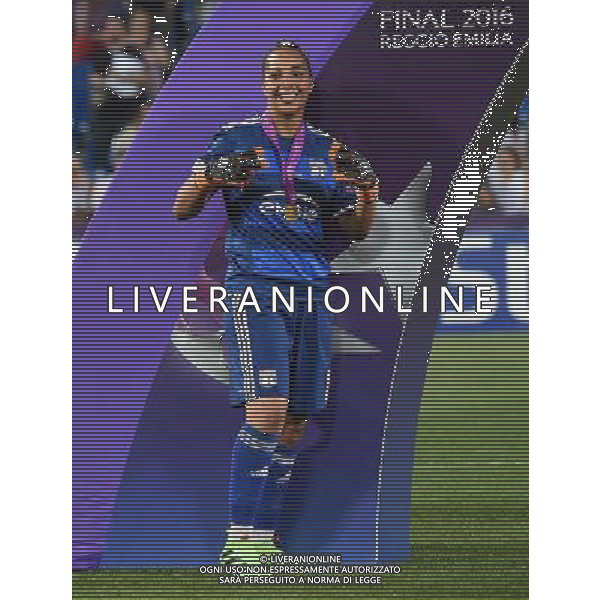 UEFA Women\'s Champions League 2015/2016 Finale Reggio Emilia - 26.05.2016 Wolfsburg-Lione Nella Foto:Sarah Bouhaddi /Ph.Vitez-Ag. Aldo Liverani