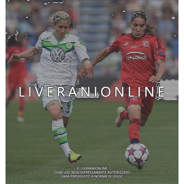UEFA Women\'s Champions League 2015/2016 Finale Reggio Emilia - 26.05.2016 Wolfsburg-Lione Nella Foto:Amel Majri-Anna Blasse /Ph.Vitez-Ag. Aldo Liverani