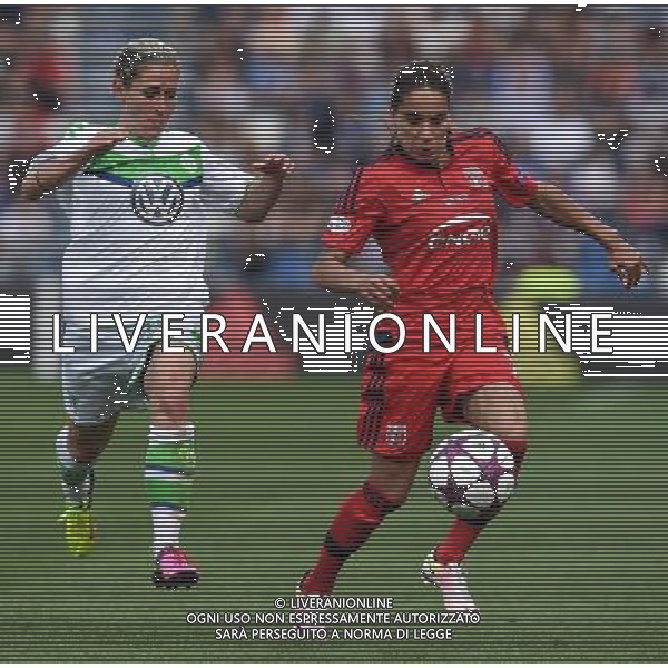 UEFA Women\'s Champions League 2015/2016 Finale Reggio Emilia - 26.05.2016 Wolfsburg-Lione Nella Foto:Amel Majri-Anna Blasse /Ph.Vitez-Ag. Aldo Liverani
