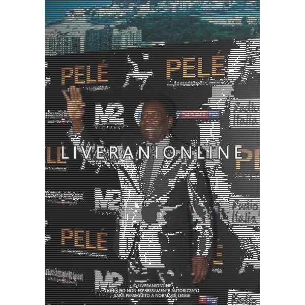 Milano ( MI ) 26/03/2016 Cinema The Space Odeon presentazione del film PelÃ‹ Nella foto: Edson Arantes do Nascimento noto come PelÃ‹ PH Lauro Montagnini